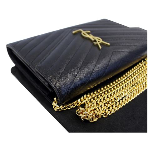 ysl envelope chain wallet canada|ysl large wallet on chain.